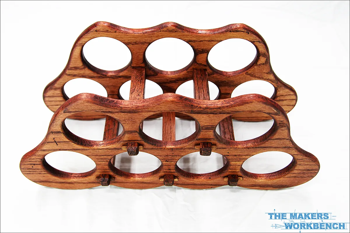 Fluffy Wine Bottle Rack — Take A Photo Of The Finished Wine Bottle Rack
