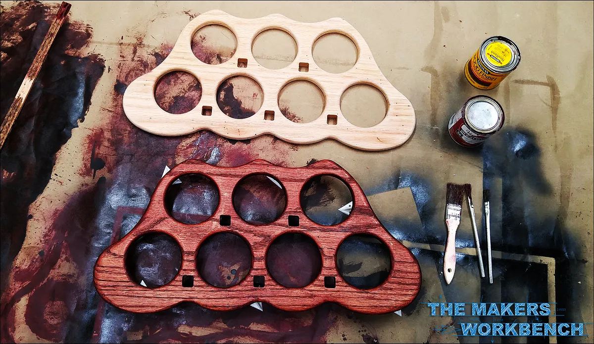 Fluffy Wine Bottle Rack — Finish All Pieces