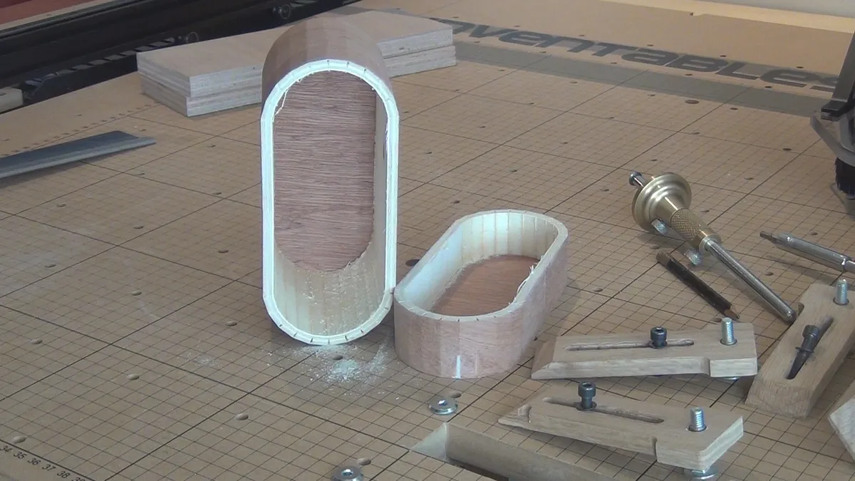 Lozenge Box - 1hr carve! — Open Box (image 2)