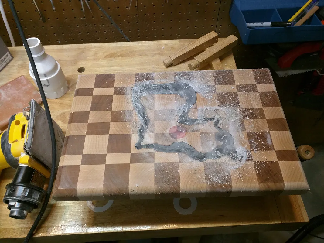 Cutting Board Epoxy Inlay - image 7