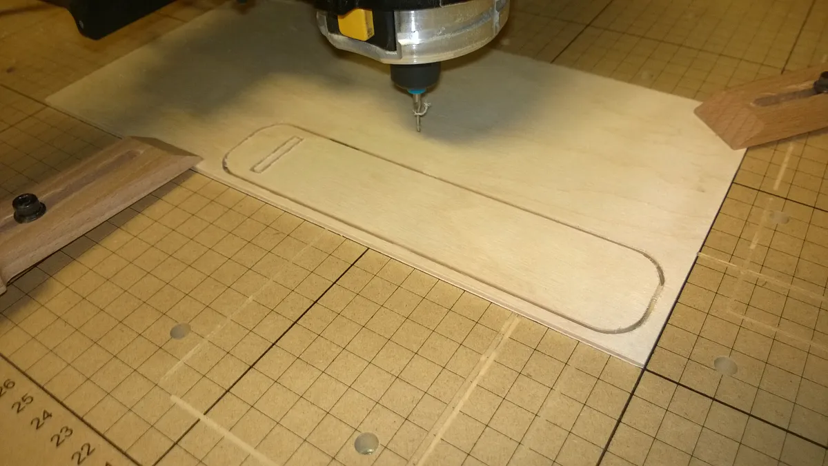 Wooden Bookmark to hold your book closed — Cut out the bookmark