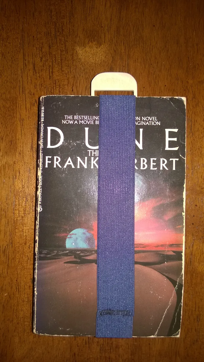 Wooden Bookmark to hold your book closed — Add the Elastic (image 2)