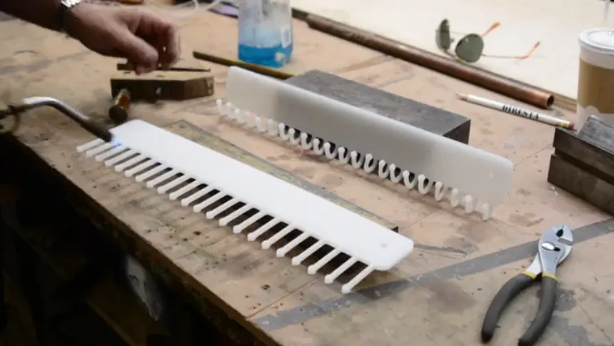 DiResta Key (or wrench) Hook! — Heat the acrylic to bend (image 2)