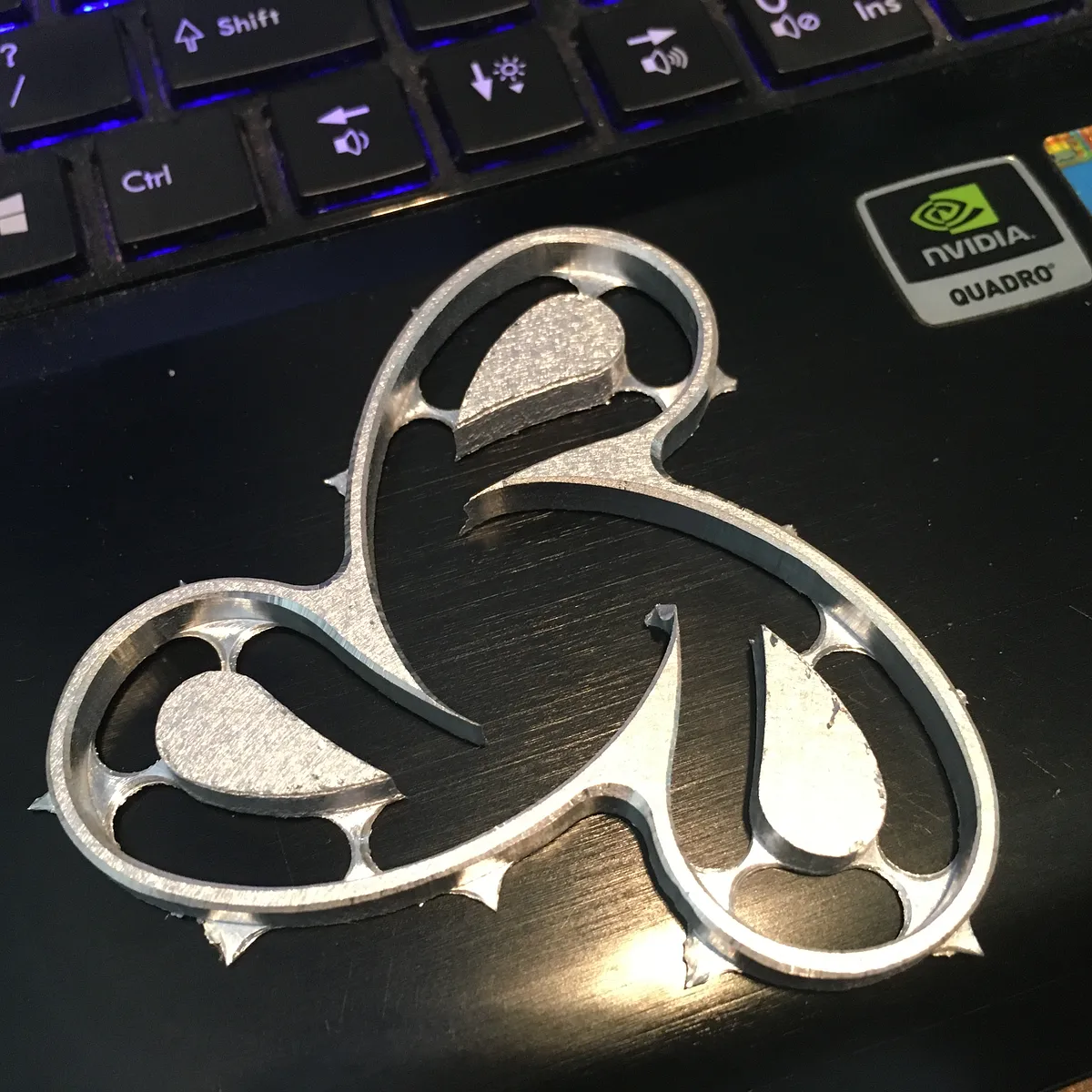 LED Fireball Fidget Spinner  — Mill