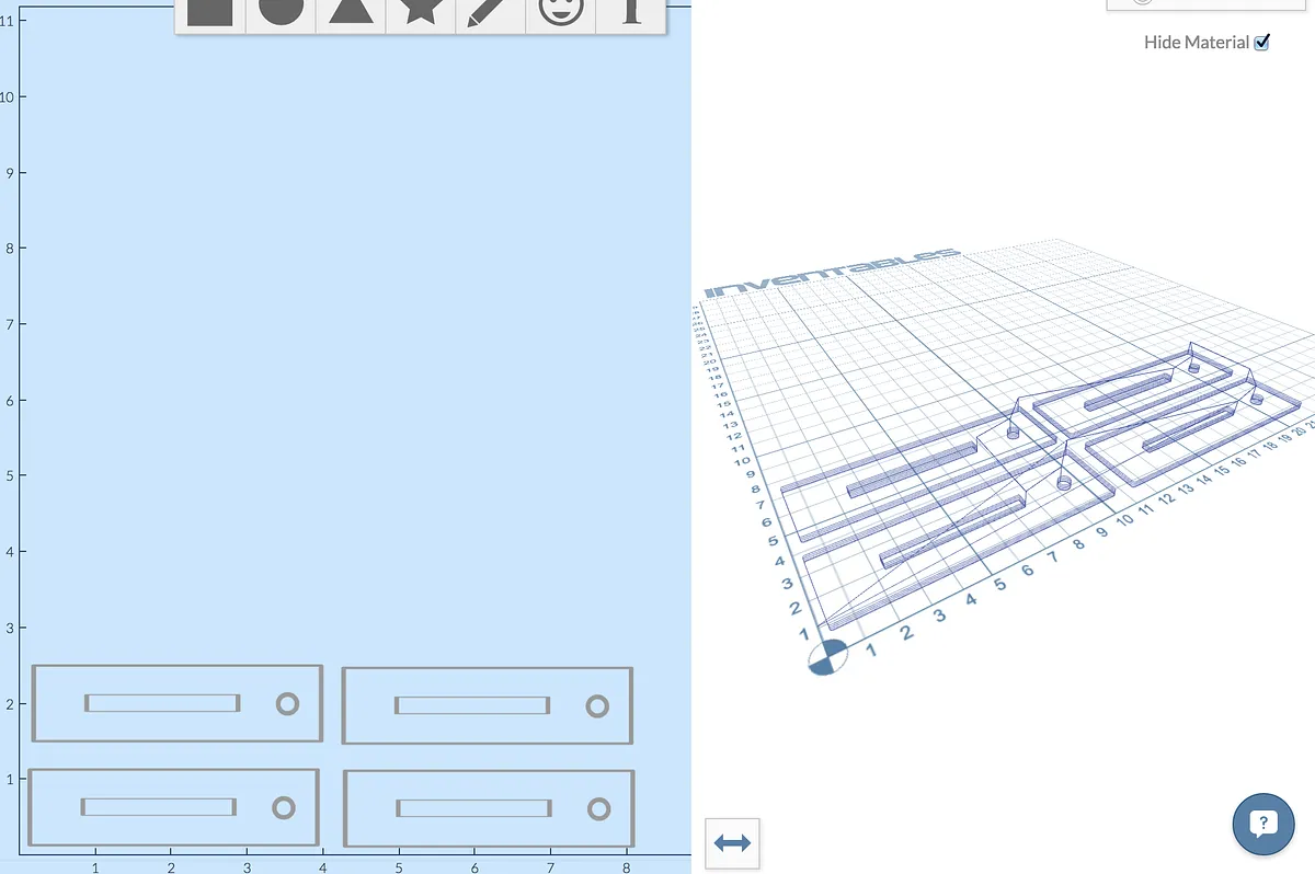 DIY Clamp Set — Cut out the parts with Easel