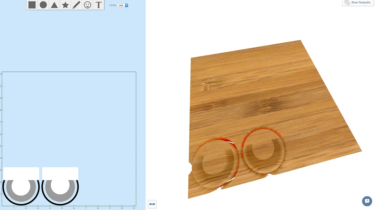 Robot Eyes — CNC
