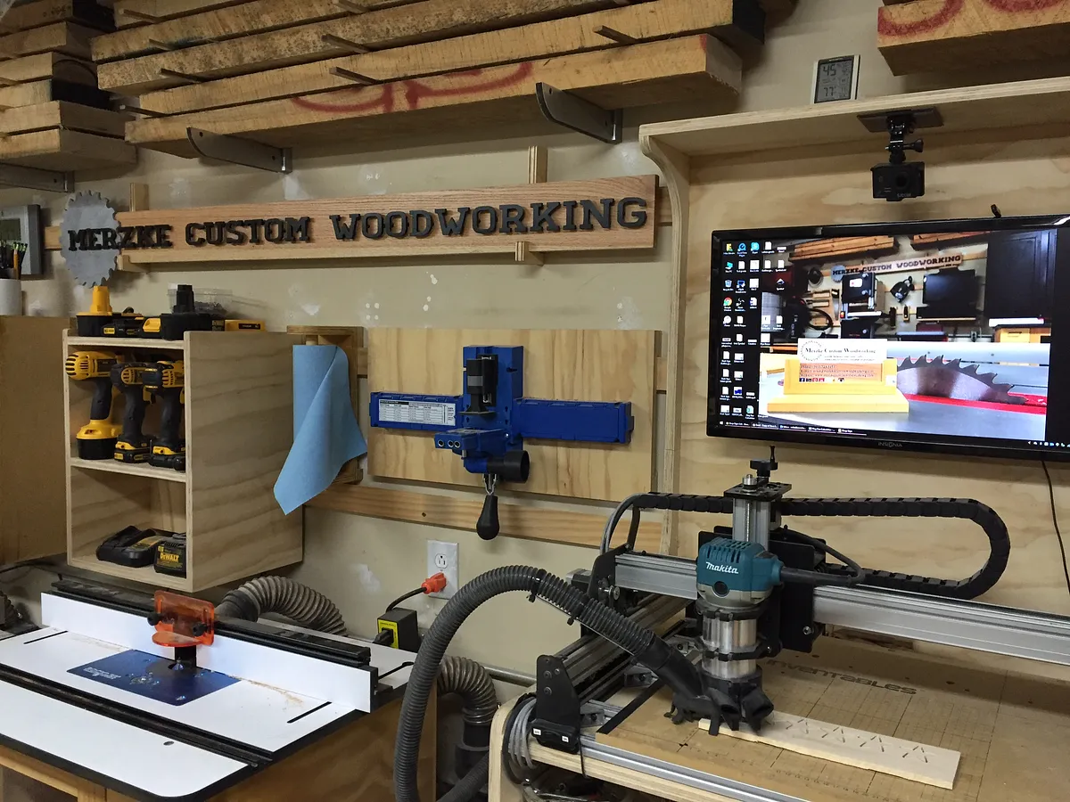 Shop Sign — Finish and hangers