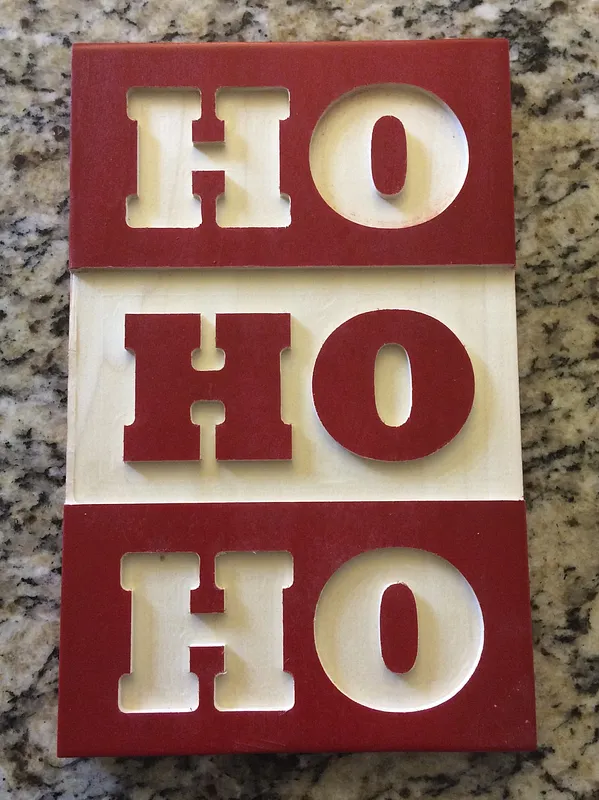 Ho Ho Ho Sign - image 1