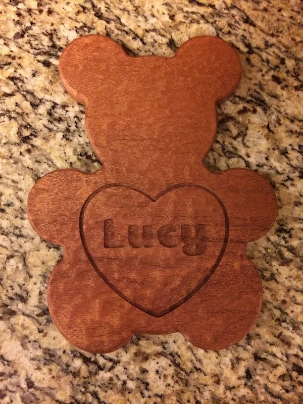 Cuddly Wooden Teddy Bear - image 1
