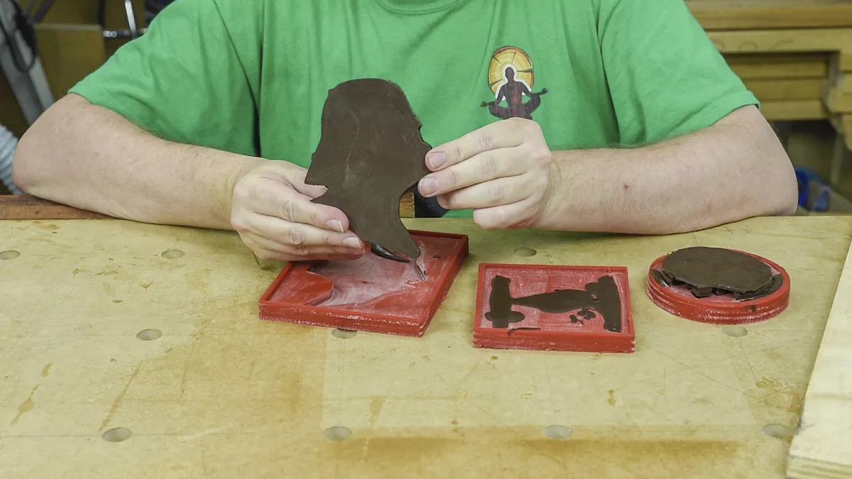 Star Wars Silicone Chocolate Mold — Remove Chocolate from mold