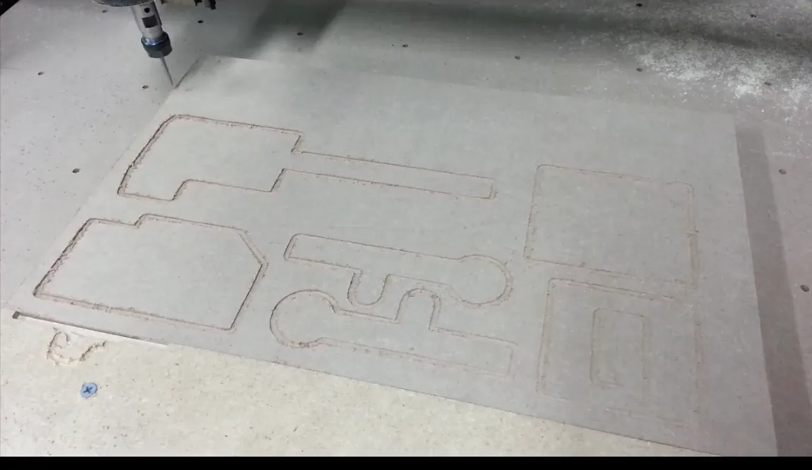 Workstation Organizer — Importing to Easel, Test Carve and Final Carve.