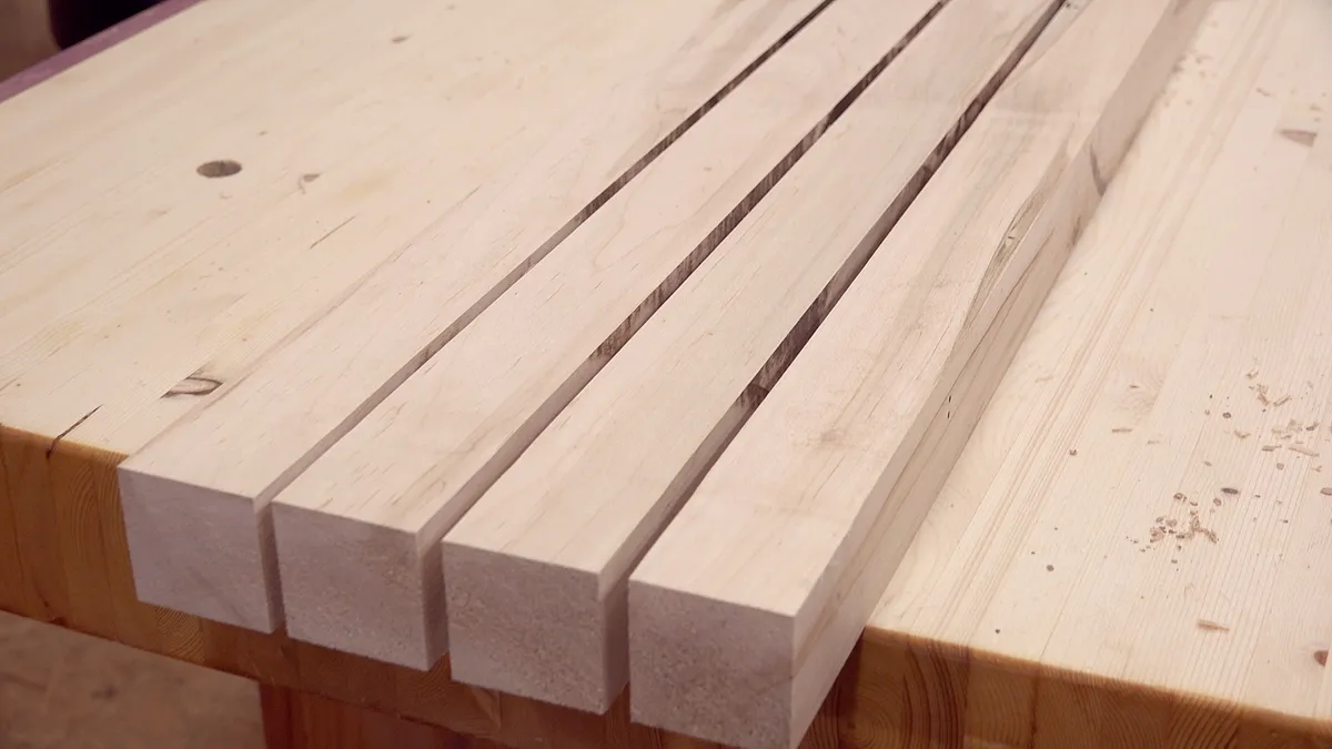 Cheeseburger Endgrain Cutting Board — Cutting the Lumber