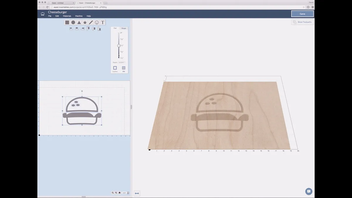 Cheeseburger Endgrain Cutting Board — Easel.com