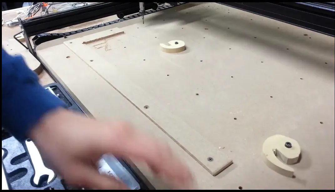 Wasteboard — Add a bump stop, clamps and get carving!