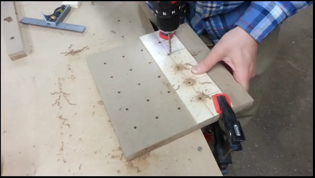 Wasteboard — Drilling the Holes