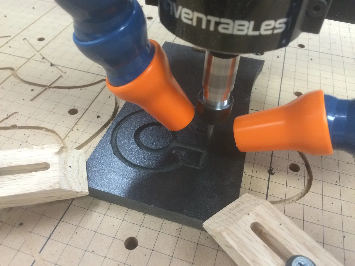 Loc Line dust collection system for X-Carve — Cut out brackets