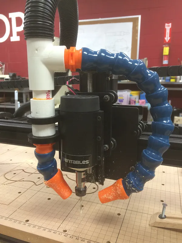 Loc Line dust collection system for X-Carve - image 1