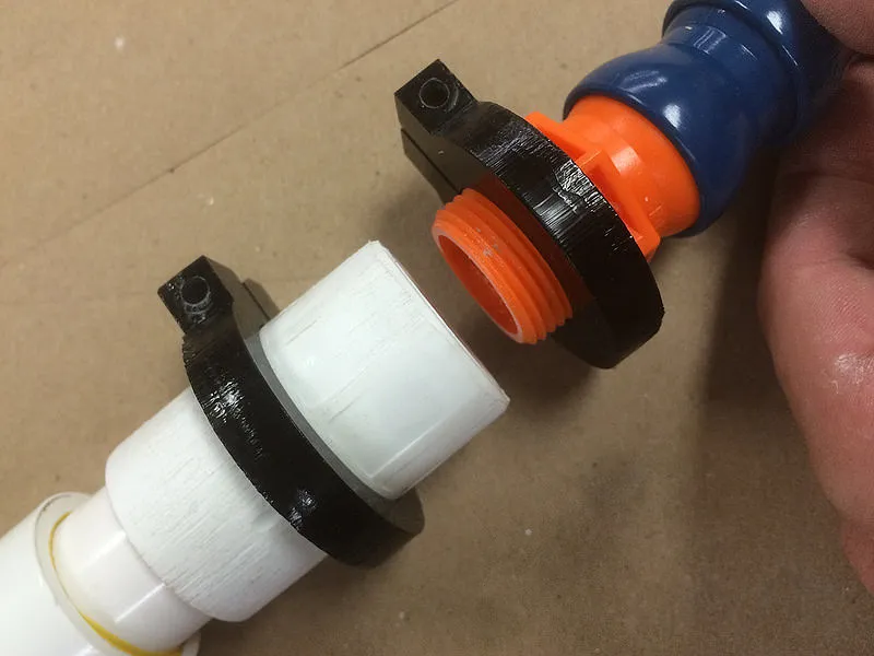 Loc Line dust collection system for X-Carve — Assemble PVC fittings and Loc Line (image 2)