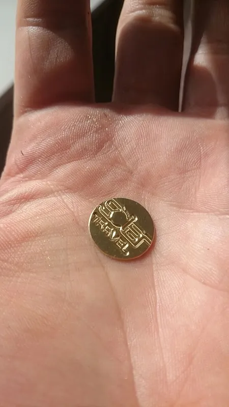 Brass Pin "Solar Travel" - image 1