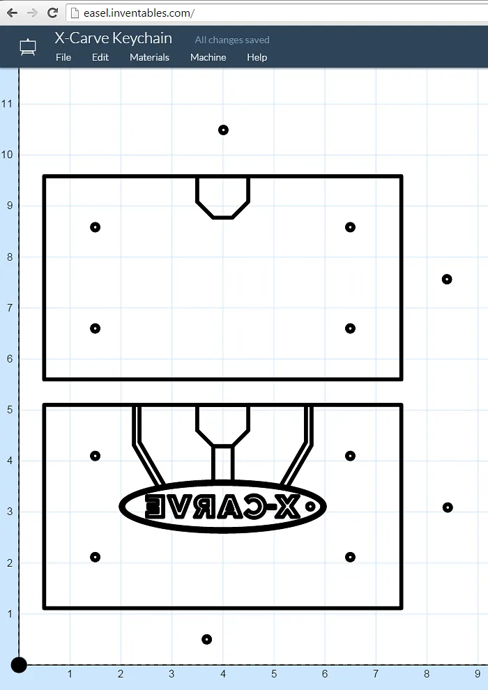 X-Carve MDF Mold for Pewter Keychain — Create the mold