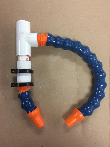 Loc Line dust collection system for X-Carve — Assemble PVC fittings and Loc Line (image 3)