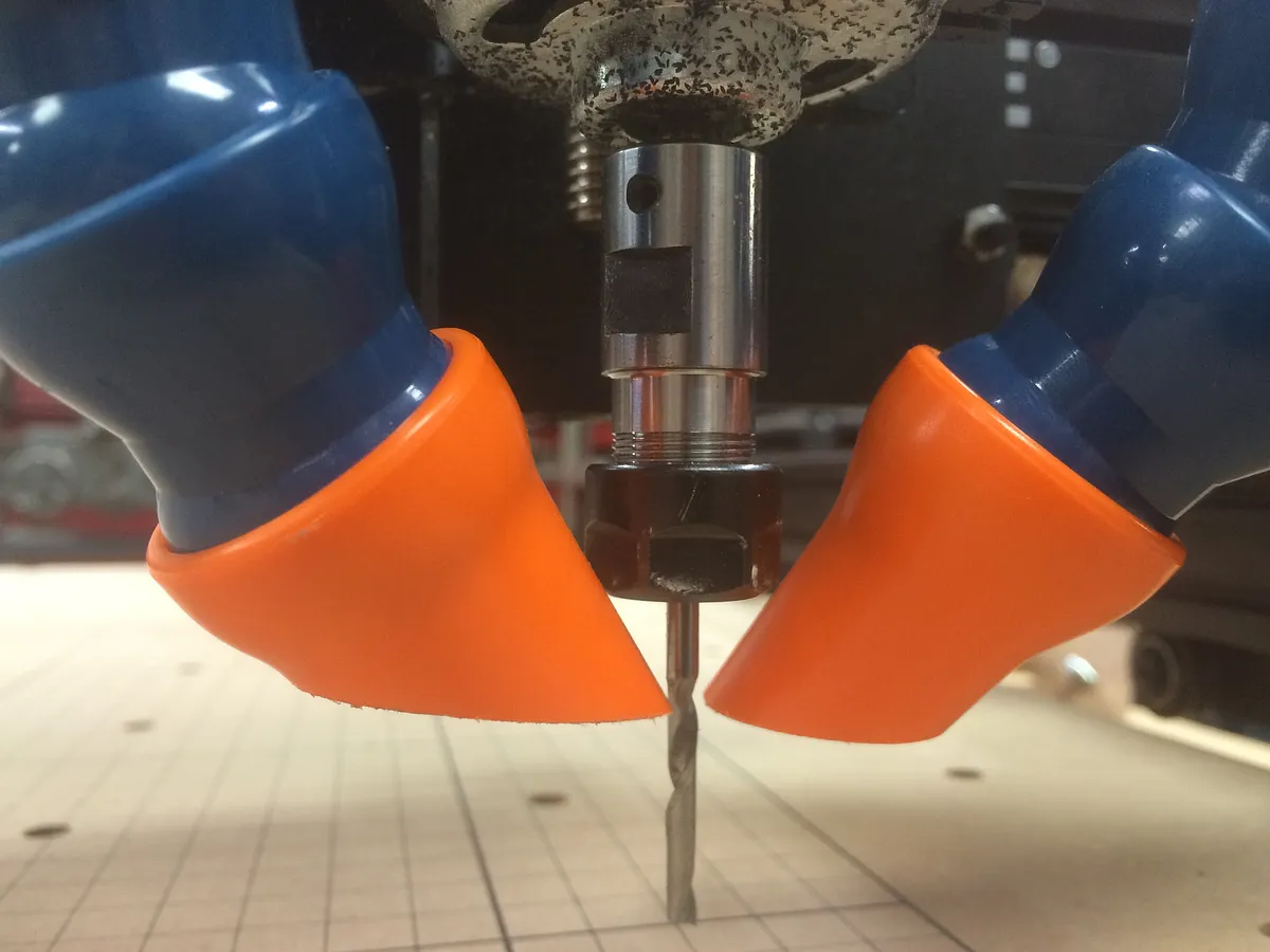 Loc Line dust collection system for X-Carve — Optional: Mod hose ends (image 2)