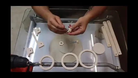 Desk lamp — knobs