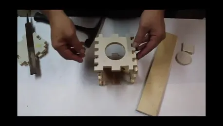 play cube Using box joints — Assembly 