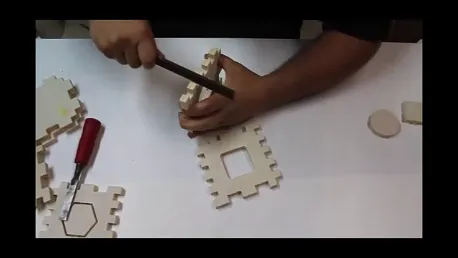 play cube Using box joints — clean up the joints