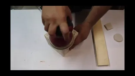 play cube Using box joints — sanding