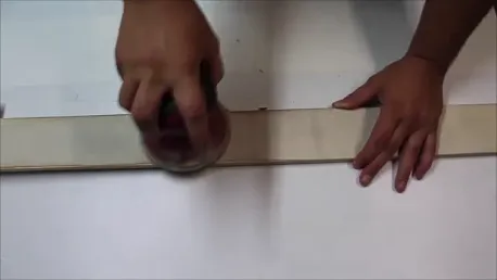 toy sword using a scarf joint  — finishing 