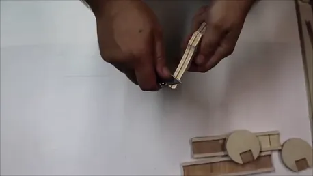 toy sword using a scarf joint  — Parting out Sanding  (image 2)