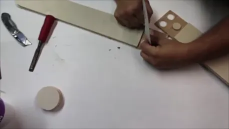 toy sword using a scarf joint  — Sanding joint  (image 3)