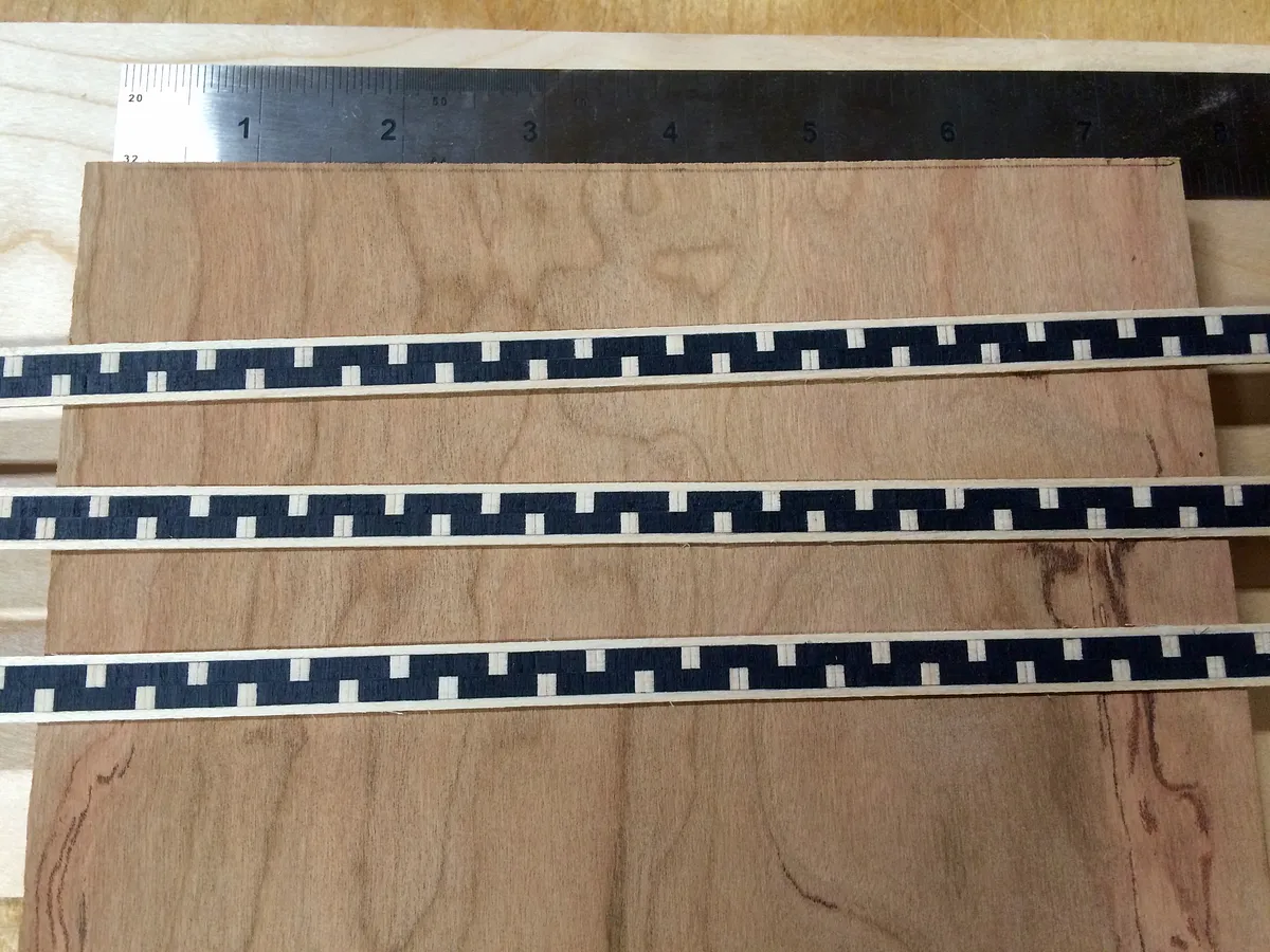 Drawer Pulls with Inlay Detail. — Prepare Materials and Design