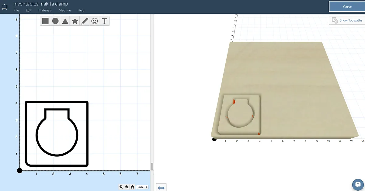 Spindle mount — Carve out clamp. (image 2)