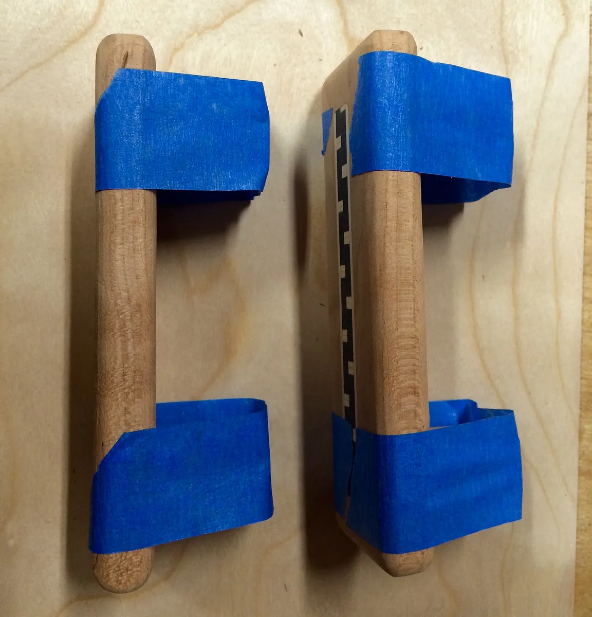 Drawer Pulls with Inlay Detail. — Glue on the legs (image 2)