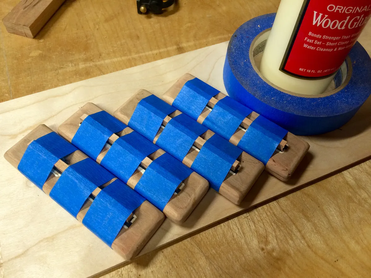 Drawer Pulls with Inlay Detail. — Glue the inlay (image 2)