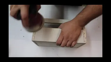 small tool box — final sanding 
