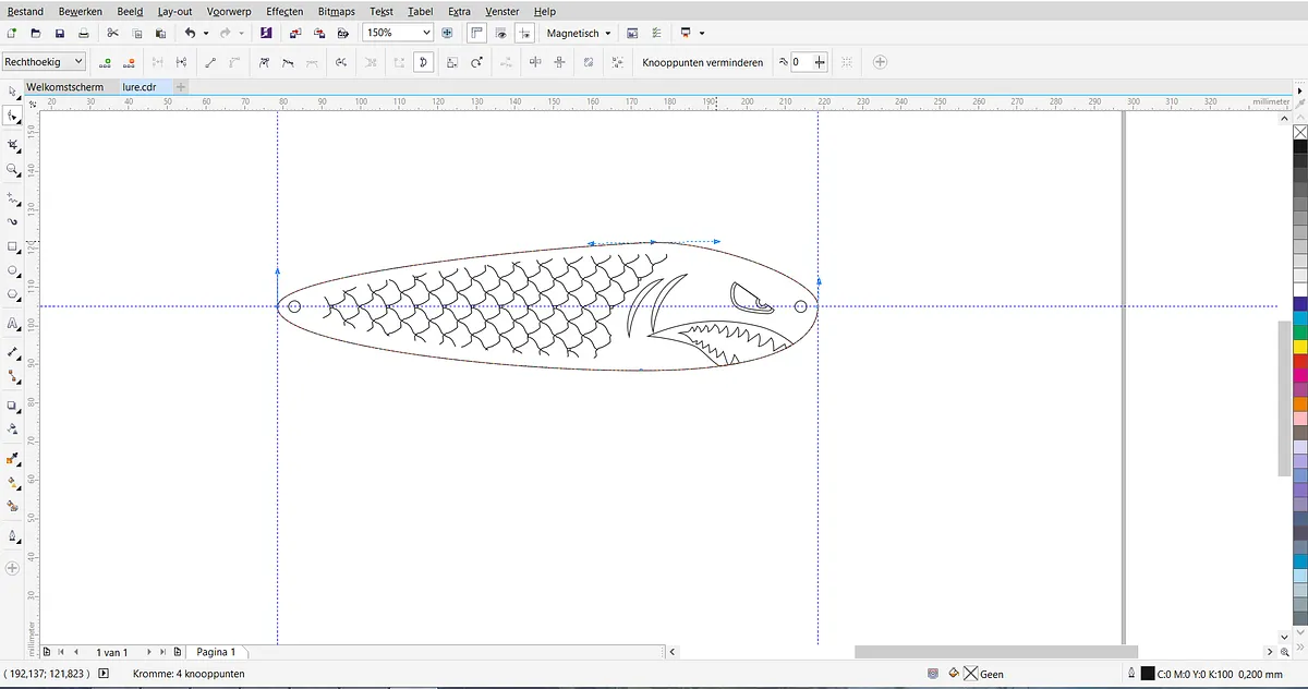 Brass fishing lure — Design