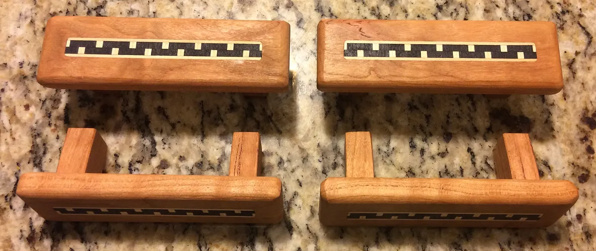 Drawer Pulls with Inlay Detail. — Sand and finish (image 5)