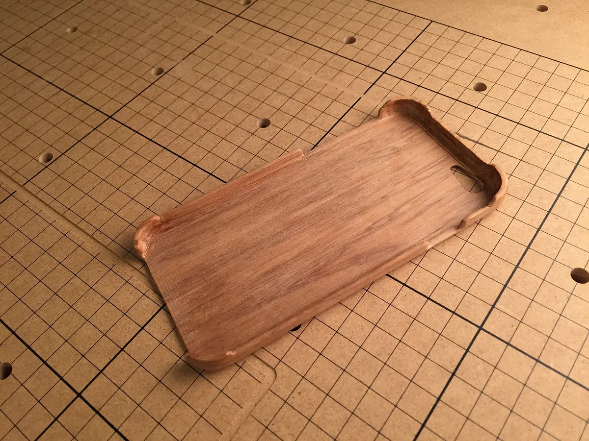 iPhone 6 Case — Unclamp, Cut Tabs, Under Cut, and Clean