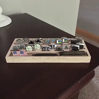Cufflink and Collar Stay Holder for Drawer