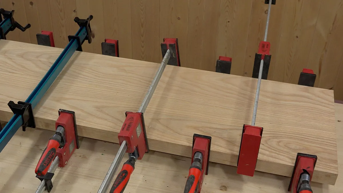 Picciuto Guitar Body — Glue-up