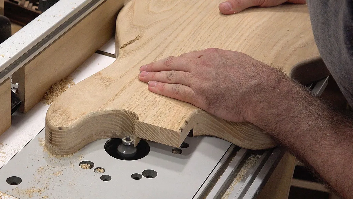 Picciuto Guitar Body — Round Over Edges