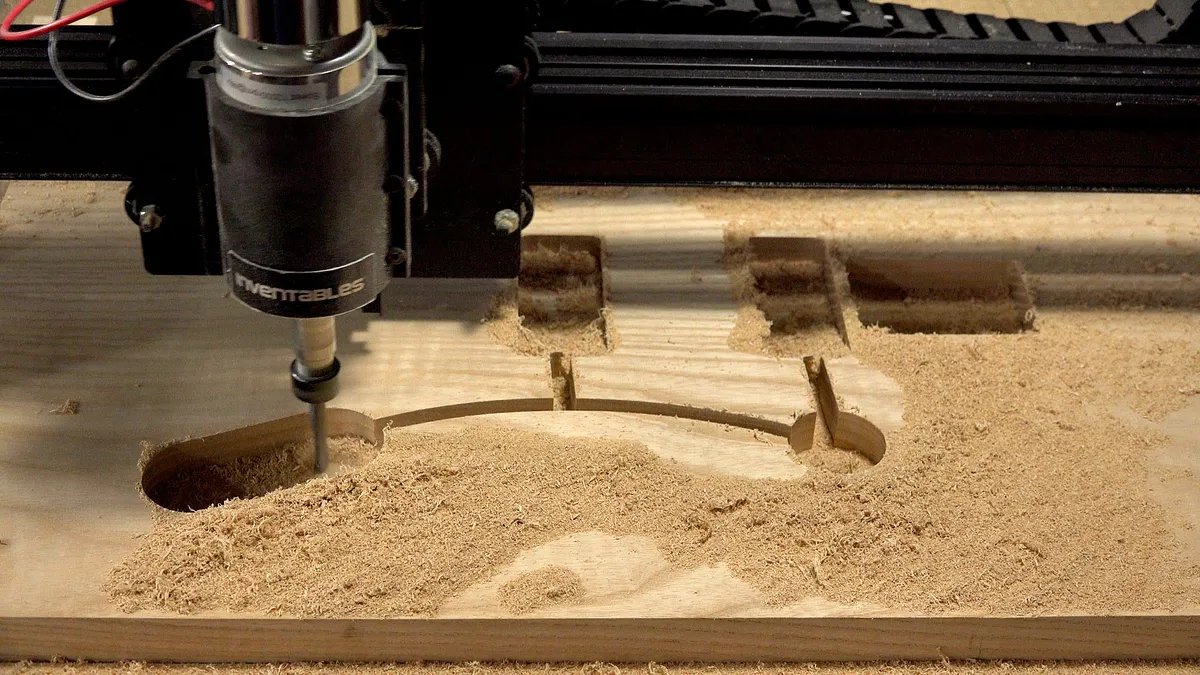 Picciuto Guitar Body — Pickup Pockets and Control Cavity 