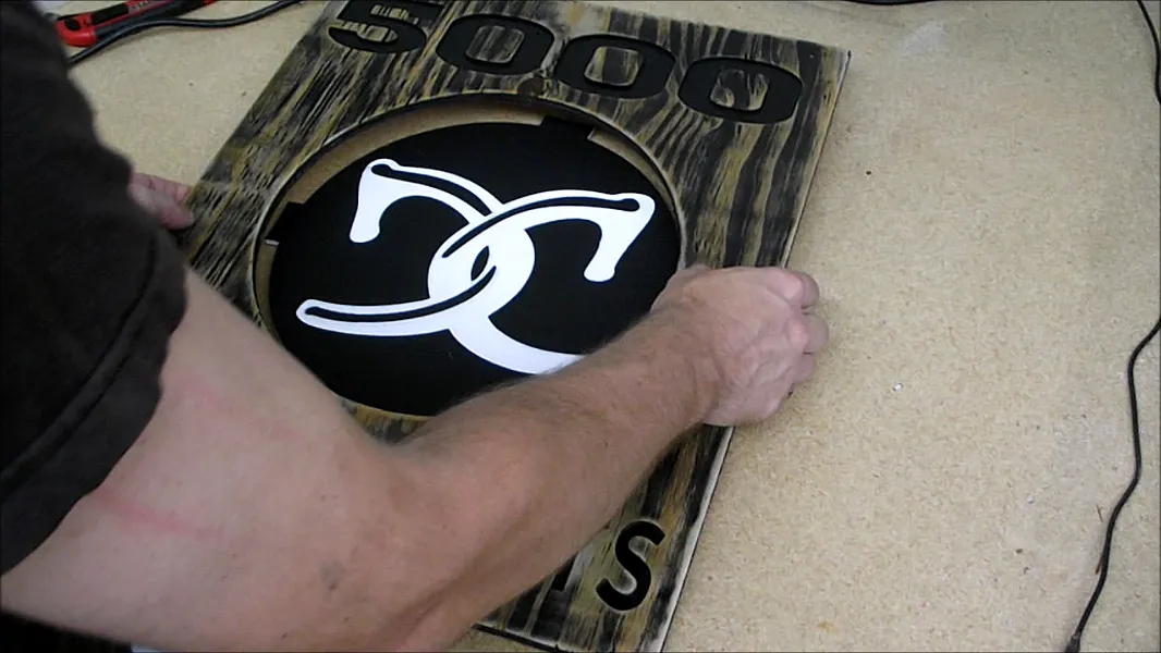 Spice up your Signs  — Glue it all up.