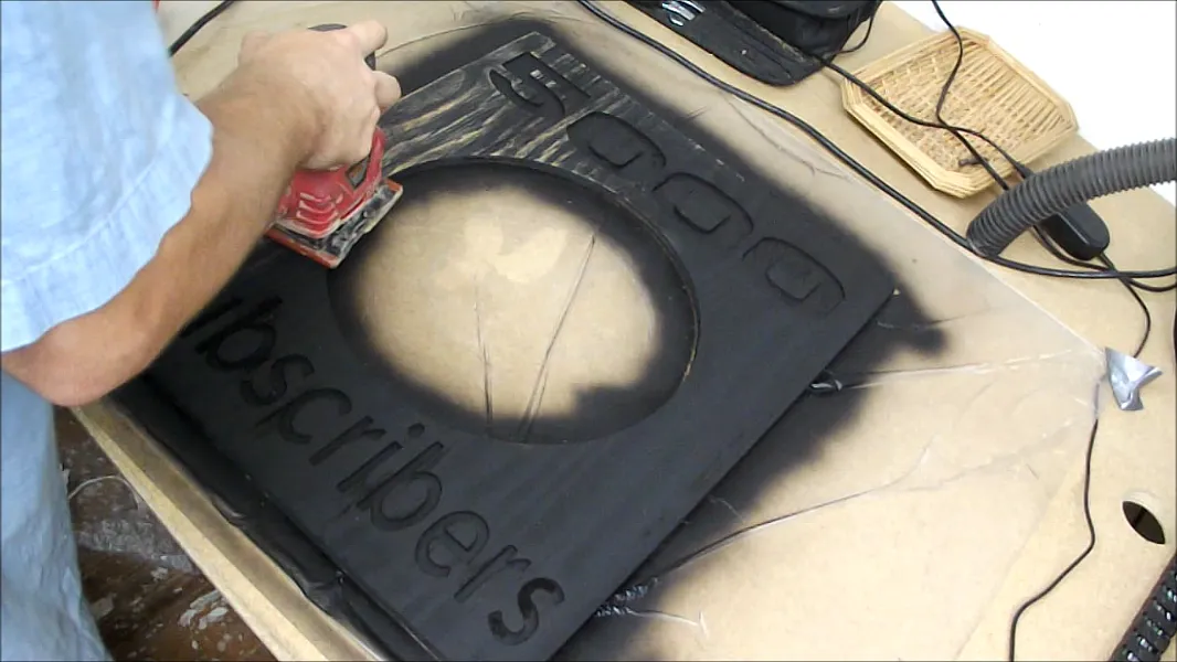 Spice up your Signs  — Sand and clear 