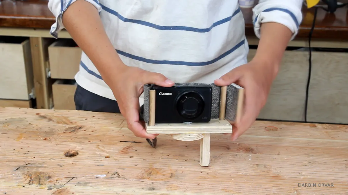 DIY Camera Selfie Stick w/ Wind Screen — Assemble