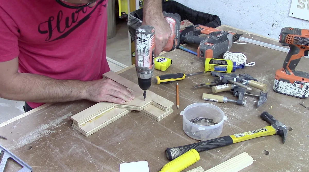 Mortise and Tenons — Screw the two sections tougher and add support