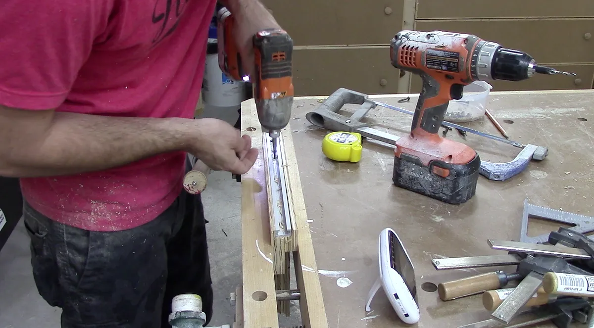 Mortise and Tenons — Screw T- track to fixture